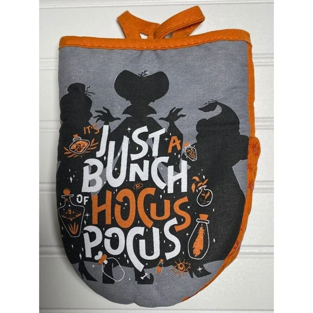 Disney Just Bunch Of Hocus Pocus Oven Mini Mitt 2pc Sanderson Sisters Halloween